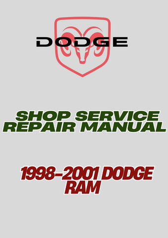  1998-2001 DODGE RAM SHOP SERVICE REPAIR MANUAL - PDF