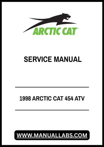 Unlock the full potential of your 1998 Arctic Cat 454 ATV with our comprehensive service manual, available in a convenient PDF format. This essential guide is designed to provide you with detailed instructions, diagrams, and troubleshooting tips to keep your ATV running smoothly and efficiently.