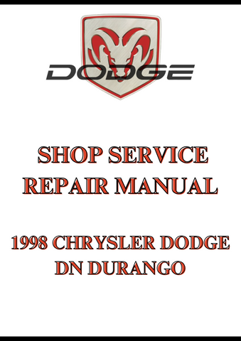 1998 CHRYSLER DODGE DN DURANGO SHOP SERVICE REPAIR MANUAL - PDF