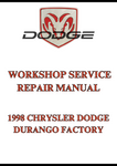 1998 CHRYSLER DODGE DURANGO FACTORY WORKSHOP SERVICE REPAIR MANUAL - PDF