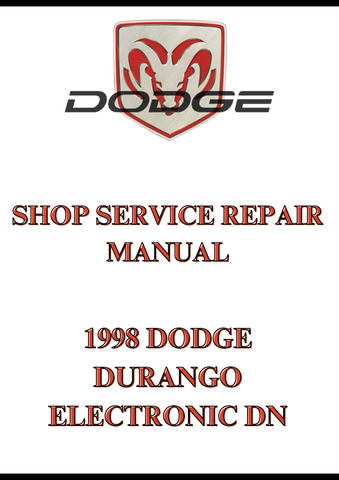 1998 DODGE DURANGO ELECTRONIC DN SHOP SERVICE REPAIR MANUAL - PDF