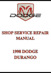 1998 DODGE DURANGO SHOP SERVICE REPAIR MANUAL - PDF