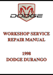  1998 DODGE DURANGO WORKSHOP SERVICE REPAIR MANUAL - PDF