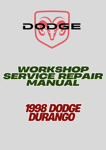 1998 DODGE DURANGO WORKSHOP SERVICE REPAIR MANUAL - PDF