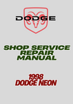1998 DODGE NEON SHOP SERVICE REPAIR MANUAL - PDF