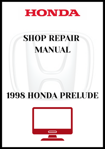 1998 HONDA PRELUDE SHOP REPAIR MANUAL - PDF