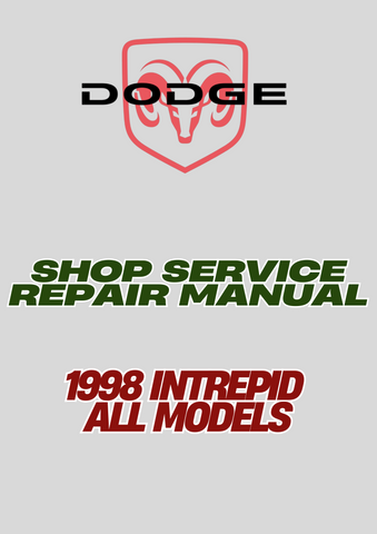  1998 INTREPID ALL MODELS SHOP SERVICE REPAIR MANUAL - PDF