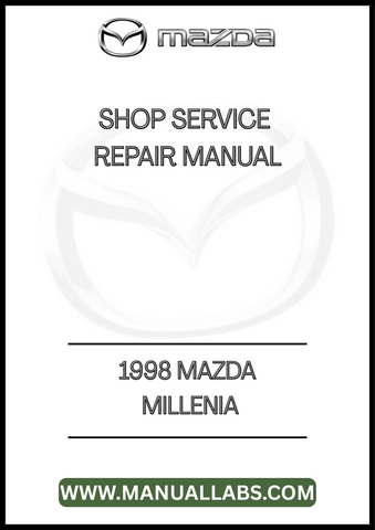 1998 MAZDA PROTEGE SHOP SERVICE REPAIR MANUAL - PDF
