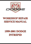 1999-2001 DODGE INTREPID WORKSHOP REPAIR SERVICE MANUAL - PDF