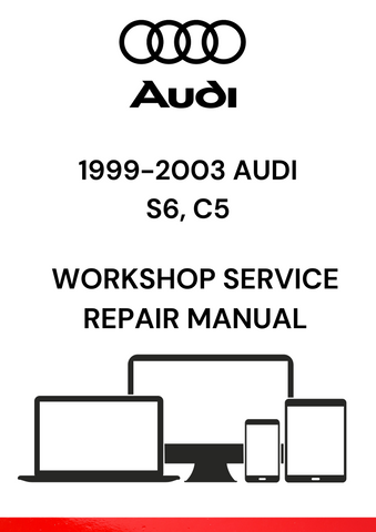 UNLOCK THE FULL POTENTIAL OF YOUR 1999-2003 AUDI S6 C5 WITH OUR PDF WORKSHOP SERVICE REPAIR MANUAL. PERFECT FOR DIY ENTHUSIASTS AND PROFESSIONALS ALIKE.