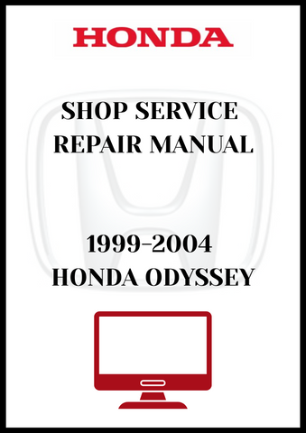 1999-2004 HONDA ODYSSEY SHOP SERVICE REPAIR MANUAL - PDF