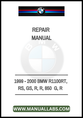 UNLOCK THE FULL POTENTIAL OF YOUR 1999 - 2000 BMW R1100RT, RS, GS, R, R850 G, AND R WITH OUR COMPREHENSIVE REPAIR MANUAL IN PDF FORMAT. THIS ESSENTIAL GUIDE IS DESIGNED TO PROVIDE YOU WITH DETAILED INSTRUCTIONS,