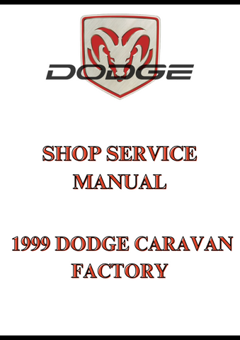  1999 DODGE CARAVAN FACTORY SHOP SERVICE MANUAL - PDF