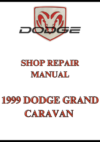 1999 DODGE GRAND CARAVAN SHOP REPAIR MANUAL - PDF