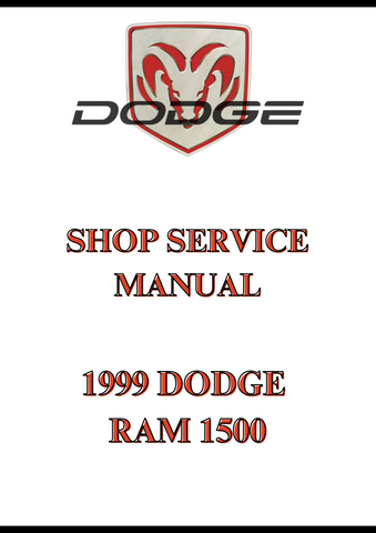 1999 DODGE RAM 1500 SHOP SERVICE MANUAL - PDF