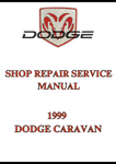 1999 DODGE CARAVAN SHOP REPAIR SERVICE MANUAL - PDF