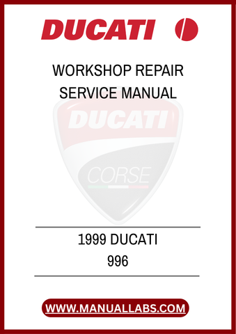 DON’T LET MINOR ISSUES TURN INTO MAJOR PROBLEMS. EQUIP YOURSELF WITH THE ULTIMATE RESOURCE FOR YOUR 1999 DUCATI 996 AND EXPERIENCE THE SATISFACTION OF PERFORMING