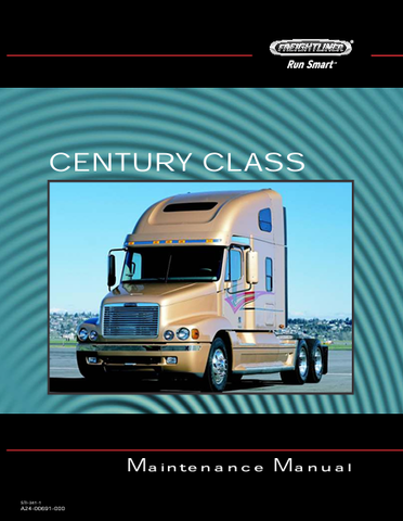 FREIGHTLINER C112, C120, CST120 CENTURY CLASS MAINTENANCE MANUAL - PDF DOWNLOAD