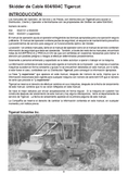Tigercat 604C Cable Skidder Operator/User Manual (6040201-6041000, 6040201-6040500) - PDF File Download