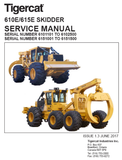 Tigercat 615E Skidder Service Repair Manual (6151001-6151500) - PDF File Download