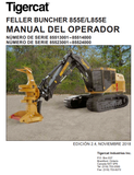 Tigercat 855E Feller Buncher Operator/User Manual (85513001-85514000) - PDF File Download