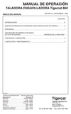 Download Complete Operator/User Manual PDF For Tigercat 860 Feller Buncher | Serial No. (8600501-86011499) - Spanish