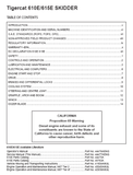 Download Complete Service Repair Manual PDF For Tigercat 610E Skidder | Serial No. (6101101-6102600, 6101101-6102500)