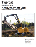 Tigercat 880 Logger Operator/User Manual (8800101-8800500) - PDF File Download