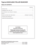 Download Complete Operator/User Manual PDF For Tigercat 855C Feller Buncher | Serial No. (85510101-85512000, 85510101-85511000)