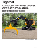 Download Complete Operator/User Manual PDF For Tigercat LSX870D Shovel Logger | Serial No. (87093501-87095000)