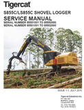 Tigercat S855C Shovel Logger Service Repair Manual (85550101-85552000, 85551001-85552000) - PDF File Download