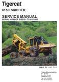 Tigercat 615C Skidder Service Repair Manual (6150101-6151000) - PDF File Download