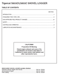Learn how to operate the Tigercat S855C Shovel Logger with this comprehensive operator/user manual. This PDF file download includes the specific manuals for the 85550101-85552000 and 85550101-85551000 models. Increase efficiency and effectiveness with expert knowledge on this powerful machine.