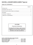 Download Complete Operator/User Manual PDF For Tigercat S855C Shovel Logger | Serial No. (85550101-85552000, 85550101-85551000) - Spanish