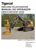 Tigercat 855E Feller Buncher Operator/User Manual (85513001-85514000) - PDF File Download