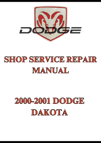 2000-2001 DODGE DAKOTA SHOP SERVICE REPAIR MANUAL - PDF