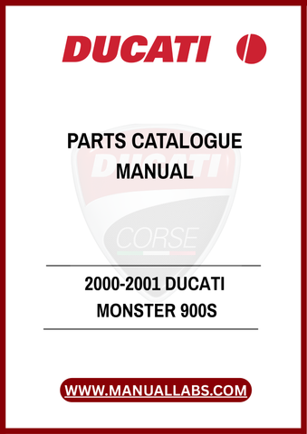 DON'T MISS OUT ON THE OPPORTUNITY TO ENHANCE YOUR MOTORCYCLE EXPERIENCE. DOWNLOAD THE 2000-2001 DUCATI MONSTER 900S PARTS CATALOGUE MANUAL TODAY AND GAIN ACCESS 