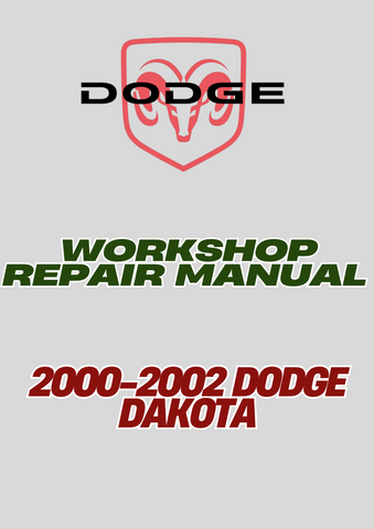 2000-2002 DODGE DAKOTA WORKSHOP REPAIR MANUAL - PDF