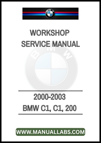 UNLOCK THE FULL POTENTIAL OF YOUR 2000-2003 BMW C1 200 SCOOTER WITH OUR COMPREHENSIVE WORKSHOP SERVICE MANUAL IN PDF FORMAT. THIS ESSENTIAL GUIDE IS DESIGNED TO PROVIDE YOU WITH DETAILED INSTRUCTIONS, DIAGRAMS, AND SPECIFICATIONS TO ENSURE YOUR SCOOTER RUNS SMOOTHLY AND EFFICIENTLY.

WITH STEP-BY-STEP PROCEDURES FOR MAINTENANCE, REPAIRS, AND TROUBLESHOOTING, THIS MANUAL EMPOWERS YOU TO TACKLE ANY ISSUE WITH CONFIDENCE. WHETHER YOU'RE A SEASONED MECHANIC OR A DIY ENTHUSIAST, YOU'LL FIND VALUABLE INSIGHTS THA