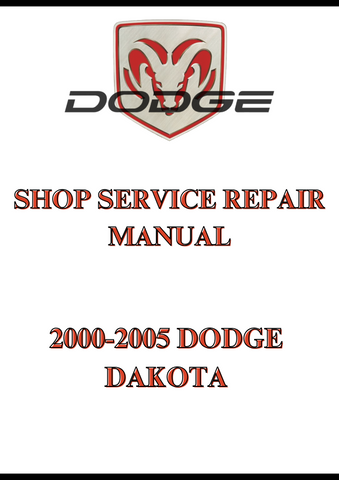 2000-2005 DODGE DAKOTA SHOP SERVICE REPAIR MANUAL - PDF