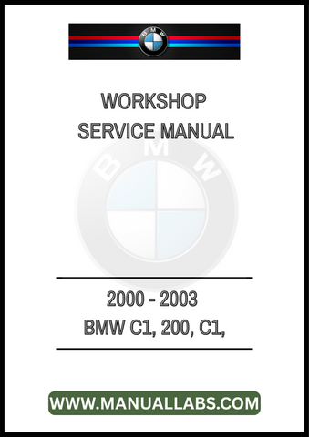 UNLOCK THE FULL POTENTIAL OF YOUR 2000 - 2003 BMW C1 WITH OUR COMPREHENSIVE WORKSHOP SERVICE MANUAL IN PDF FORMAT. THIS ESSENTIAL GUIDE IS DESIGNED TO PROVIDE YOU WITH DETAILED INSTRUCTIONS AND INSIGHTS, ENSURING THAT YOU CAN PERFORM MAINTENANCE AND REPAIRS WITH CONFIDENCE. 

FEATURING STEP-BY-STEP PROCEDURES, WIRING DIAGRAMS, AND TROUBLESHOOTING TIPS, THIS MANUAL IS AN INVALUABLE RESOURCE FOR BOTH DIY ENTHUSIASTS AND PROFESSIONAL MECHANICS. WHETHER YOU'RE TACKLING ROUTINE MAINTENANCE OR COMPLEX REPAIRS, YO