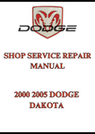 2000 2005 DODGE DAKOTA SHOP SERVICE REPAIR MANUAL - PDF