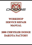 2000 CHRYSLER DODGE DAKOTA FACTORY WORKSHOP  SERVICE REPAIR MANUAL - PDF