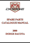 2000 DODGE DACOTA SPARE PARTS CATALOGUE MANUAL - PDF