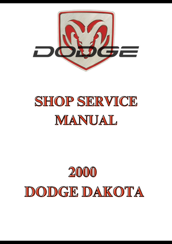 2000 DODGE DAKOTA SHOP SERVICE MANUAL - PDF