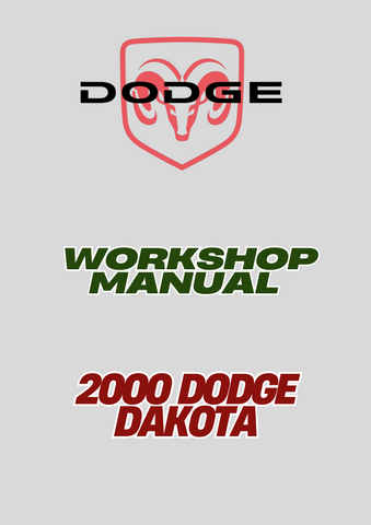2000 DODGE DAKOTA WORKSHOP MANUAL - PDF
