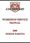 2000 DODGE DAKOTA WORKSHOP SERVICE MANUAL - PDF