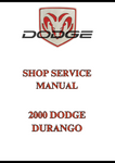2000 DODGE DURANGO SHOP SERVICE MANUAL - PDF