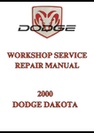 2000 DODGE DAKOTA WORKSHOP SERVICE REPAIR MANUAL - PDF
