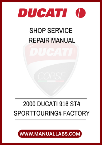 DON'T LET MINOR ISSUES TURN INTO MAJOR PROBLEMS. EQUIP YOURSELF WITH THE KNOWLEDGE AND TOOLS YOU NEED TO MAINTAIN YOUR DUCATI 916 ST4 EFFECTIVELY. DOWNLOAD YOUR PDF MANUAL